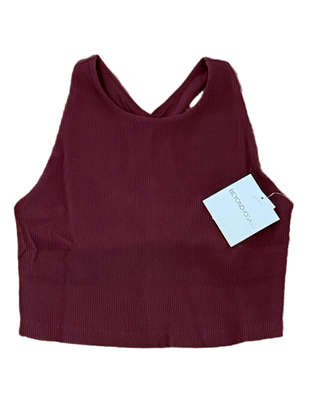 Beyond Yoga Ribbed Racerback Tank Top w/ Built in Bra | Size Medium